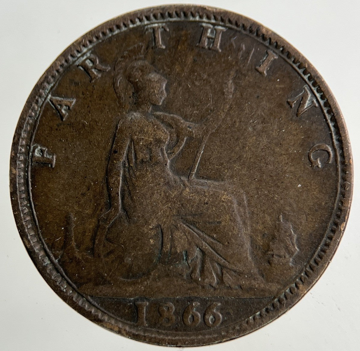 1866 Victoria Farthing Coin | Collectable Grade