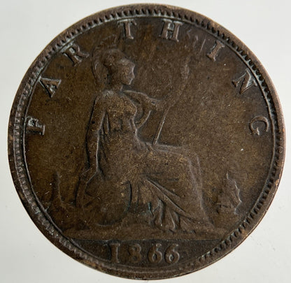 1866 Victoria Farthing Coin | Collectable Grade
