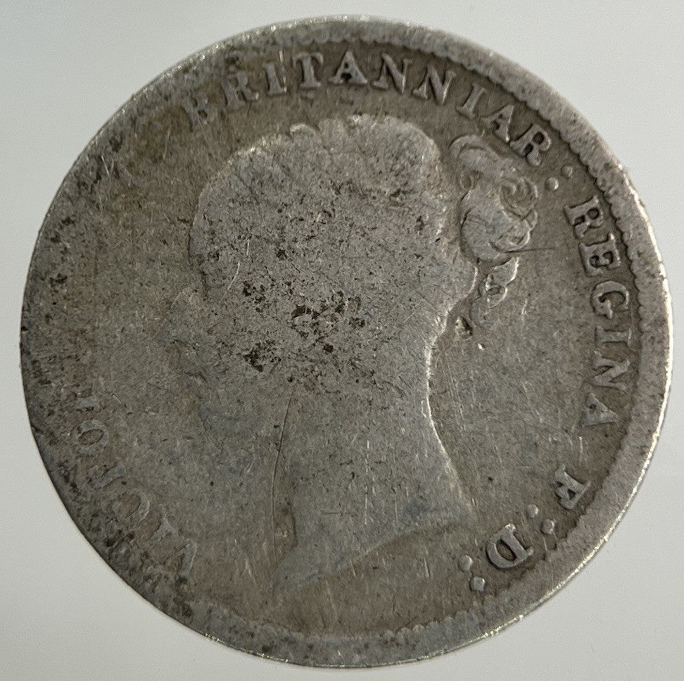 British Victoria Threepence Silver Coin | Fair Grade