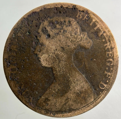 1862 Victoria Half - Penny Coin | Collectable Grade