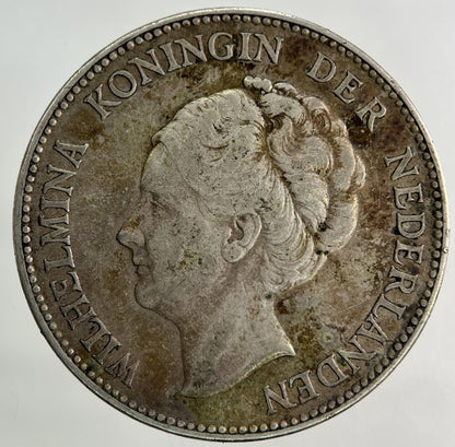 1940 Netherlands 1 Gulden Silver Coin | Fine Collectable Grade