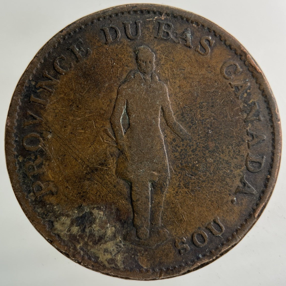 1837 Bank Of Canada Half - Penny Token Coin | Collectable Grade