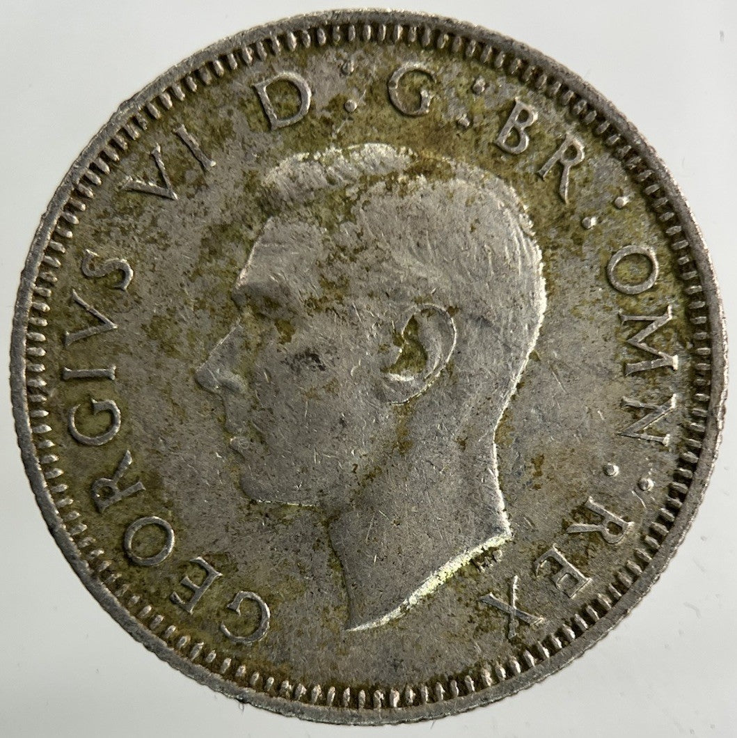 1945 George VI Shilling Silver Coin | Very High Grade
