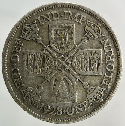 1928 George V Florin Silver Coin | Collectable Grade