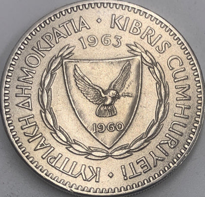 1963 100 Kibris Cyprus Coin | Very High Grade