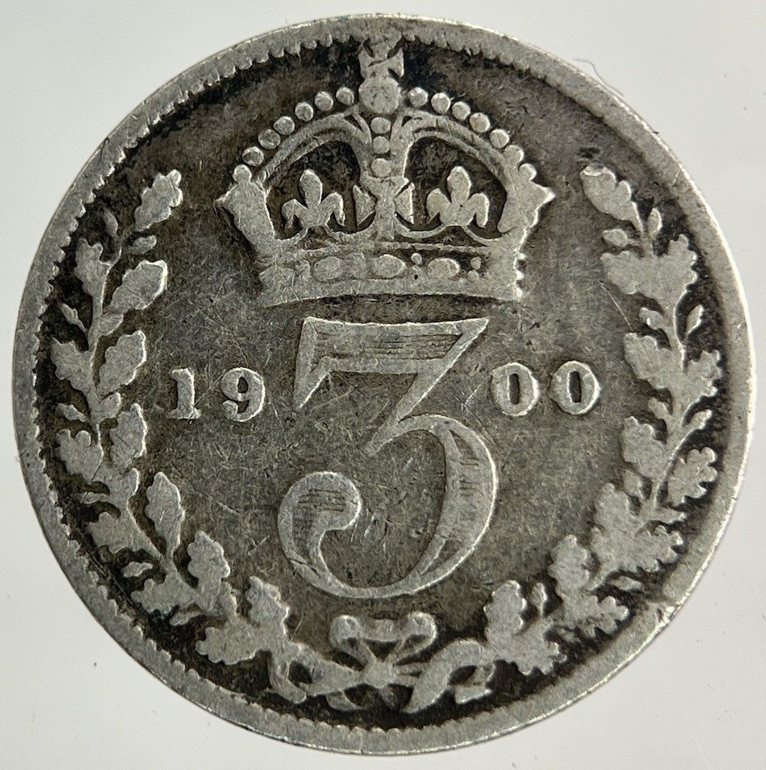 1900 Victoria Threepence Silver Coin | Collectable Grade