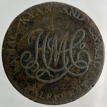 1794 Dublin Camac Kyan Half - Penny Coin | Collectable Grade