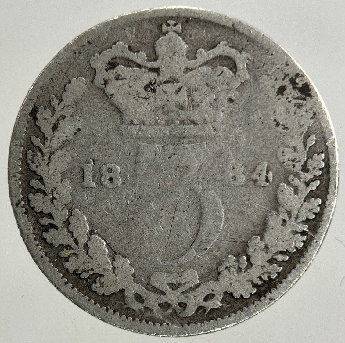 1884 Victoria Threepence Silver Coin | Collectable Grade