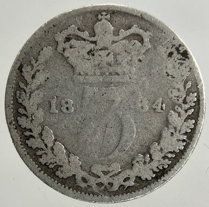 1884 Victoria Threepence Silver Coin | Collectable Grade