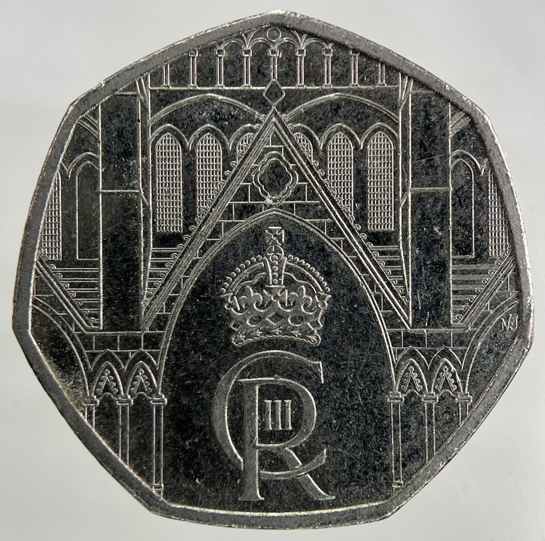 2023 Charles III 3rd Coronation 50p Fifty - Pence Coin | Collectable Grade