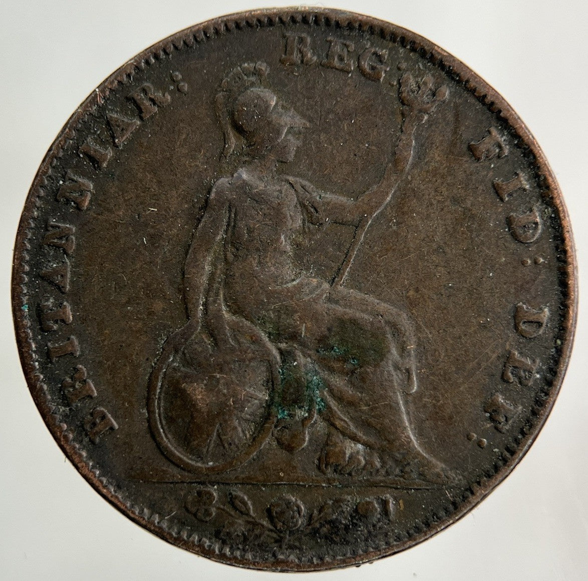 1843 Victoria Farthing Coin | Collectable Grade