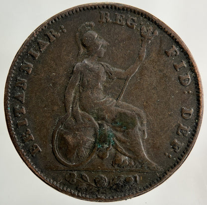 1843 Victoria Farthing Coin | Collectable Grade