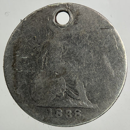 1838 Victoria Groat Four - Pence Silver Coin | Fair Grade