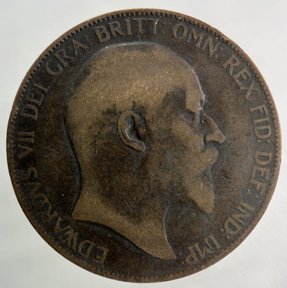 1907 Edward VII One Penny Coin | Collectable Grade