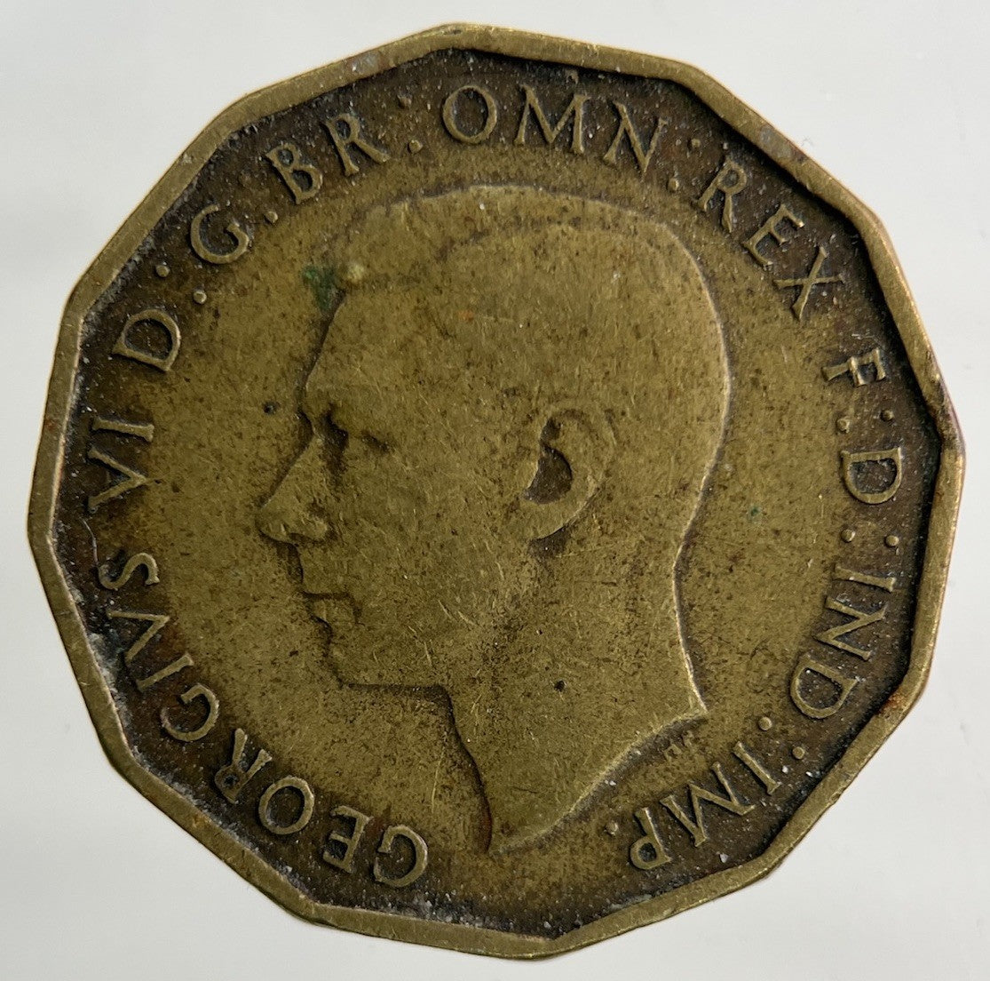 1937 George VI Threepence Coin | Fine Collectable Grade