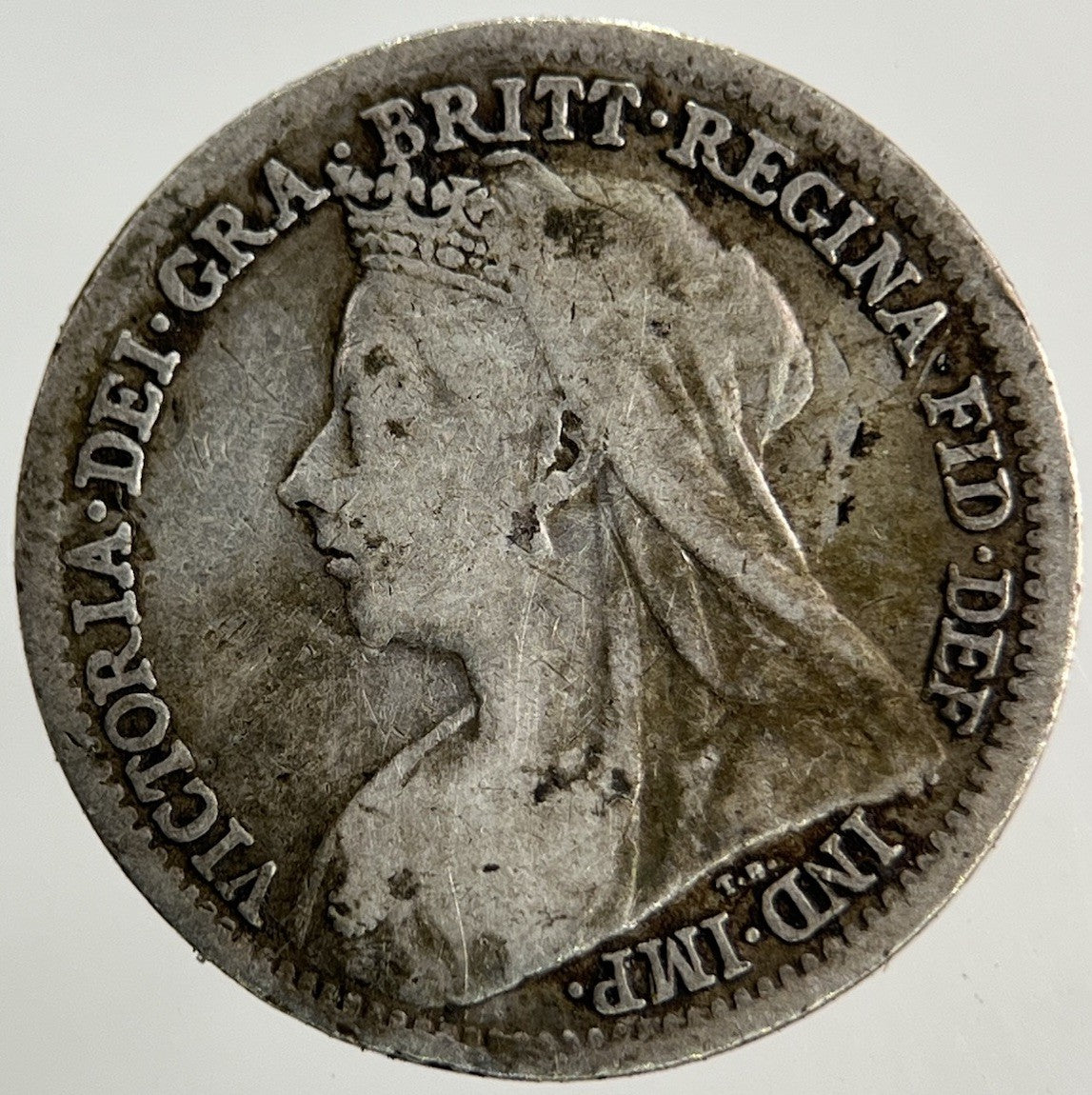 1900 Victoria Threepence Silver Coin | Collectable Grade