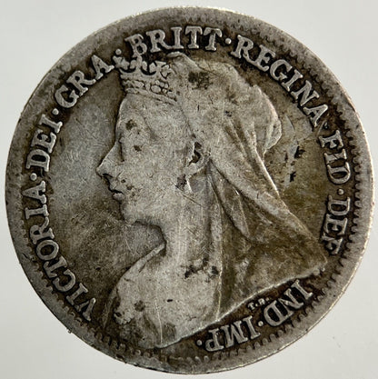 1900 Victoria Threepence Silver Coin | Collectable Grade