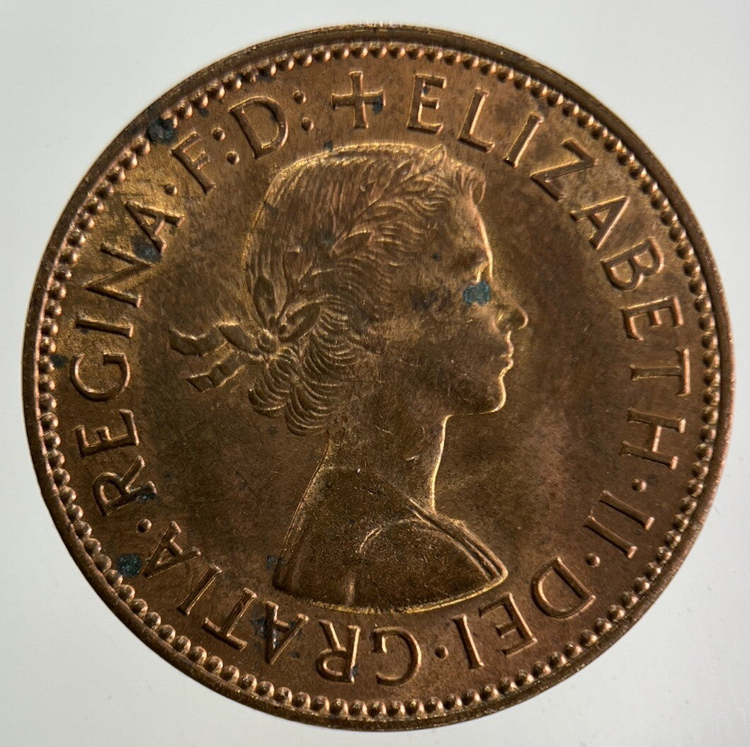 1966 Elizabeth II 2nd Half - Penny Coin | Very Fine Grade