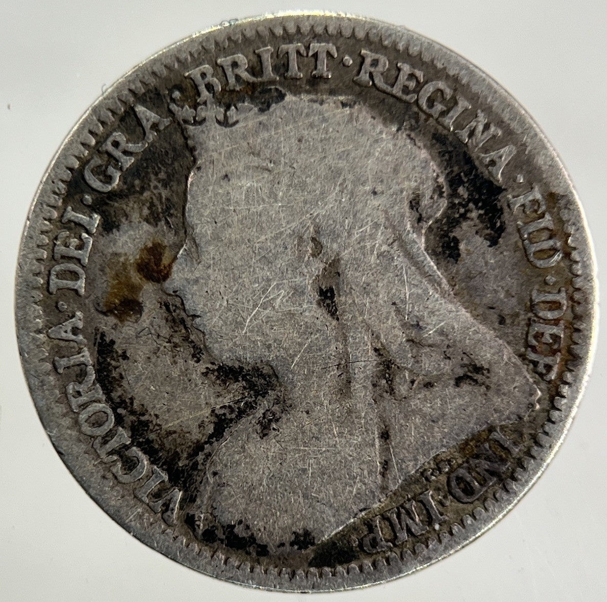 1900 Victoria Threepence Silver Coin | Collectable Grade
