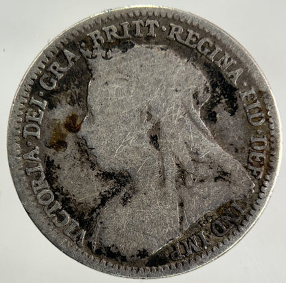 1900 Victoria Threepence Silver Coin | Collectable Grade
