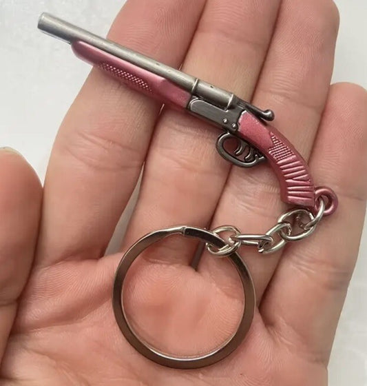 Mini Sawn - Off Shotgun Gun Keyring Premium Keychain Gift UK