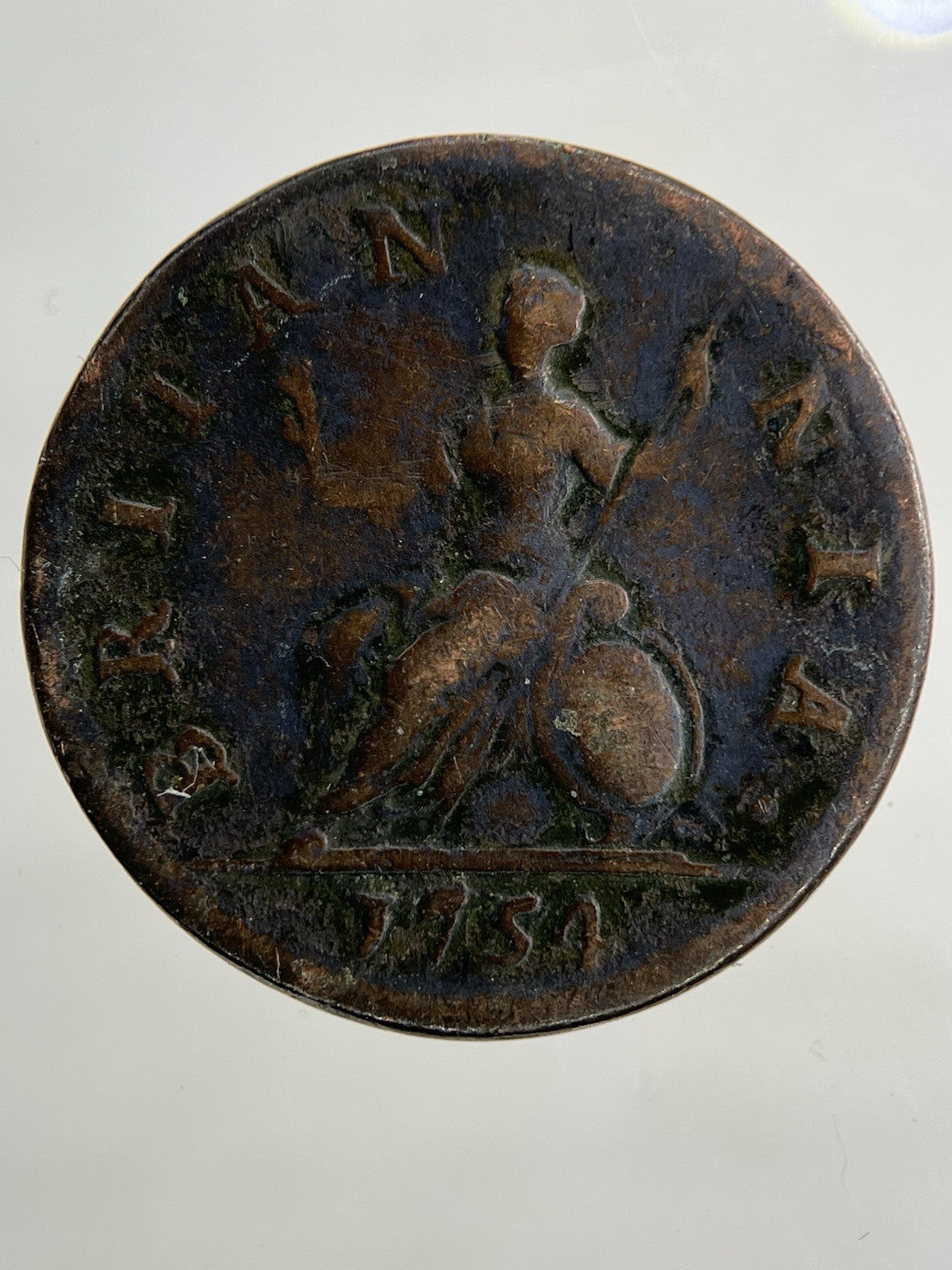 1754 George II 2nd Farthing Coin | Fine Collectable Grade