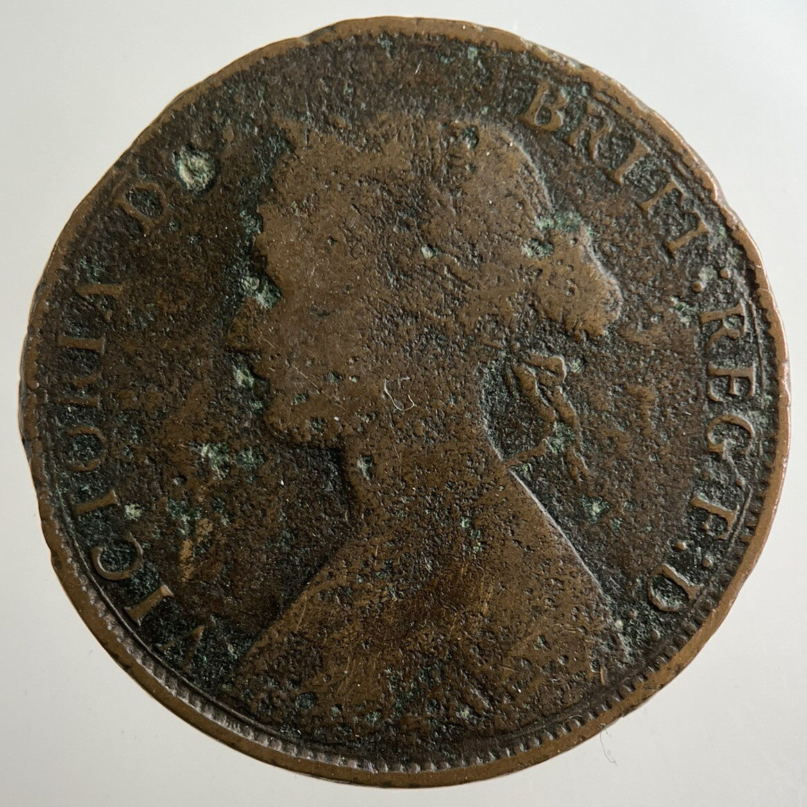 1863 Victoria Half - Penny Coin | Collectable Grade