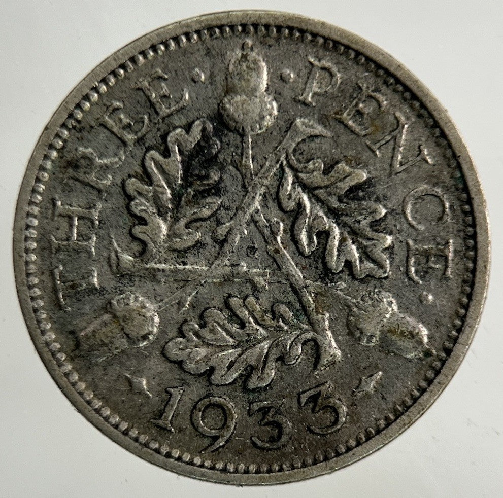 1933 George V Threepence Silver Coin | Collectable Grade