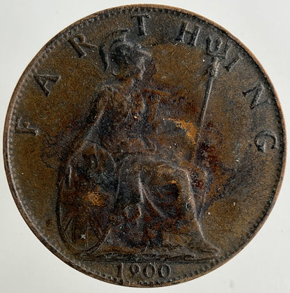 1900 Victoria Farthing Coin | Fine Collectable Grade
