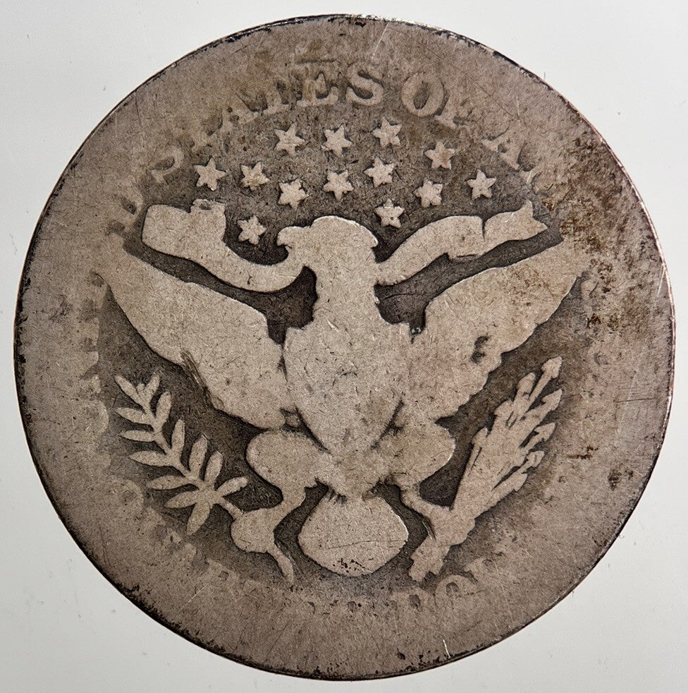 1898 US USA Barber Quarter Silver Coin | Collectable Grade | a5423