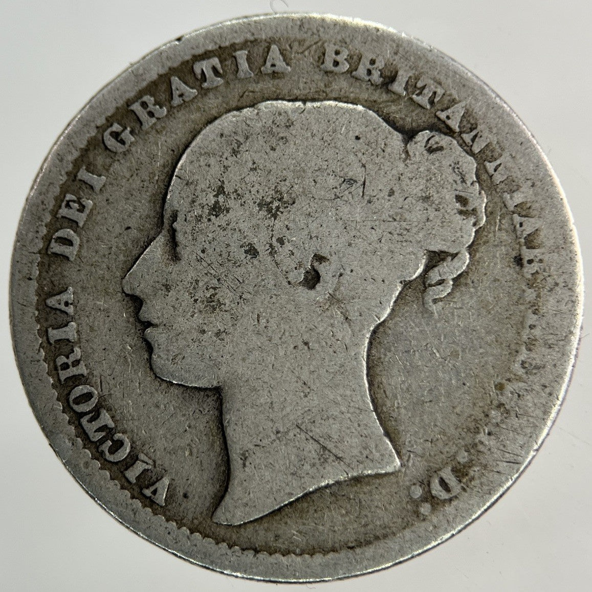 1875 Victoria Shilling Silver Coin | Collectable Grade