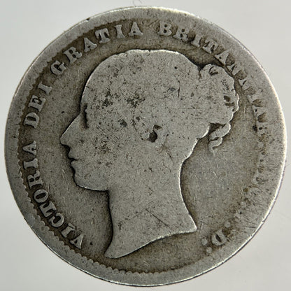 1875 Victoria Shilling Silver Coin | Collectable Grade