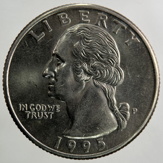 1995 US USA Quarter Dollar Coin | Fine Collectable Grade