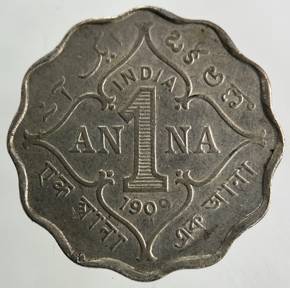 1909 India 1 One Anna Coin | Very High Grade