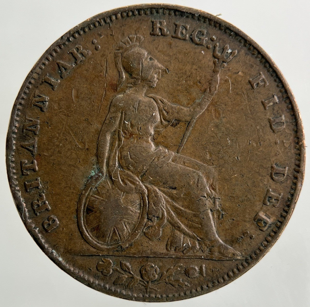 1847 Victoria Farthing Coin | Fine Collectable Grade