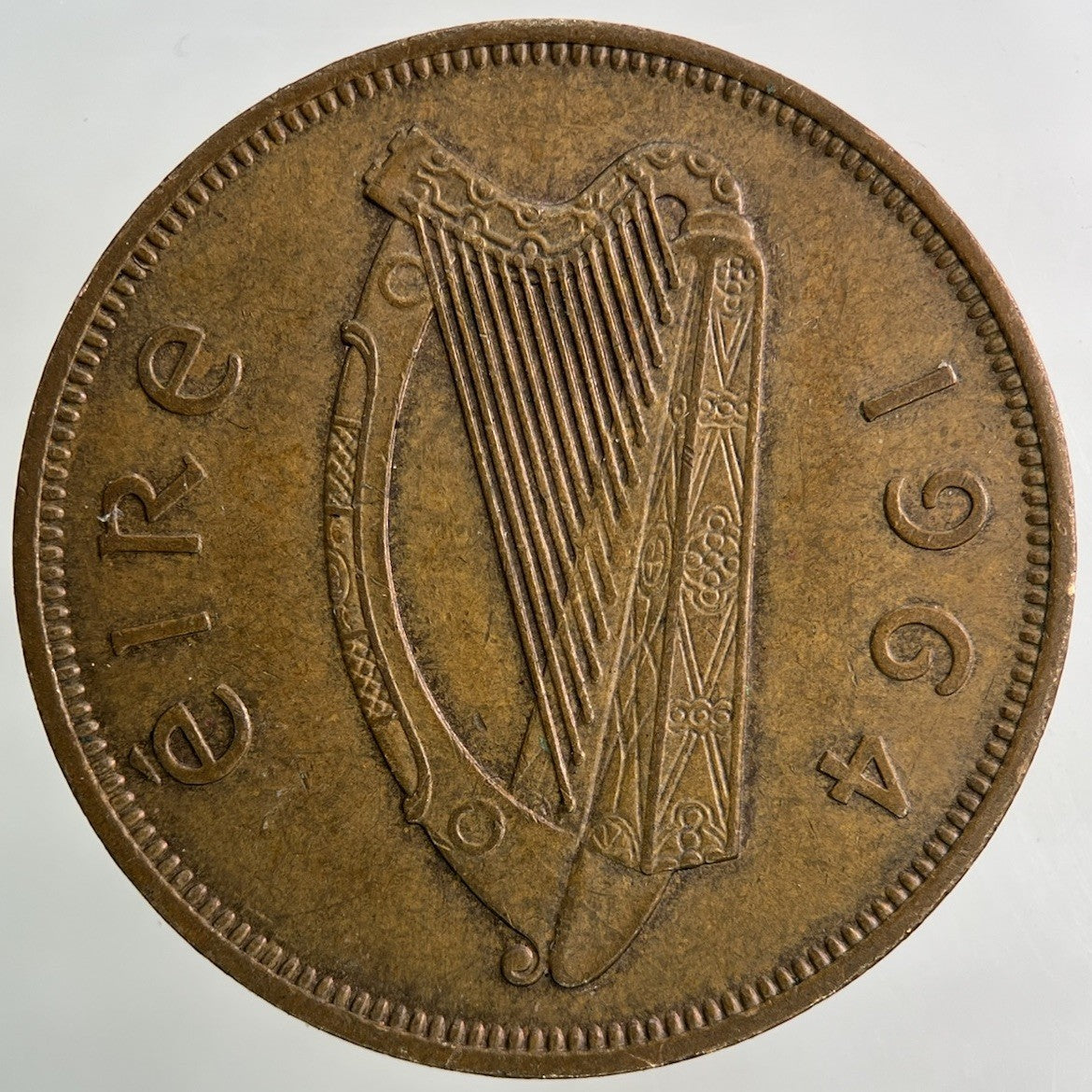 1964 Irish One Penny Coin | Very High Grade