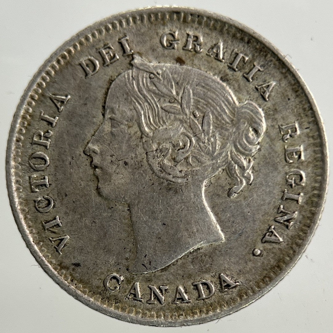 1899 Canada 5 Cents Silver Coin | Very High Grade