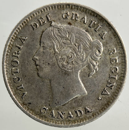 1899 Canada 5 Cents Silver Coin | Very High Grade