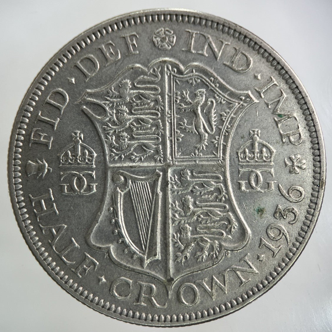 1936 George V Half - Crown Silver Coin | Very High Grade