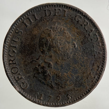 1799 George III 3rd Farthing Coin | Fine Collectable Grade