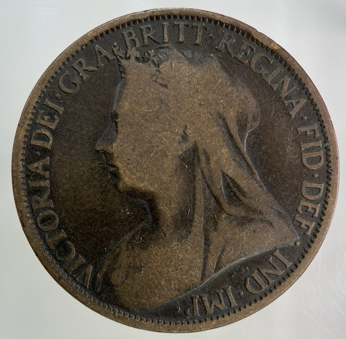 1896 Victoria One Penny Coin | Collectable Grade