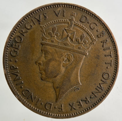 1947 Jersey 1/24th One Twenty Fourth Of A Shilling Coin | Fine Collectable Grade