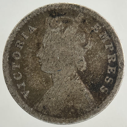 1882 India 2 Annas Silver Coin | Collectable Grade