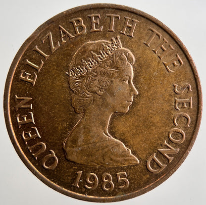 1985 Bailiwick Of Jersey 2 Two - Pence Coin | Very High Grade | a2405