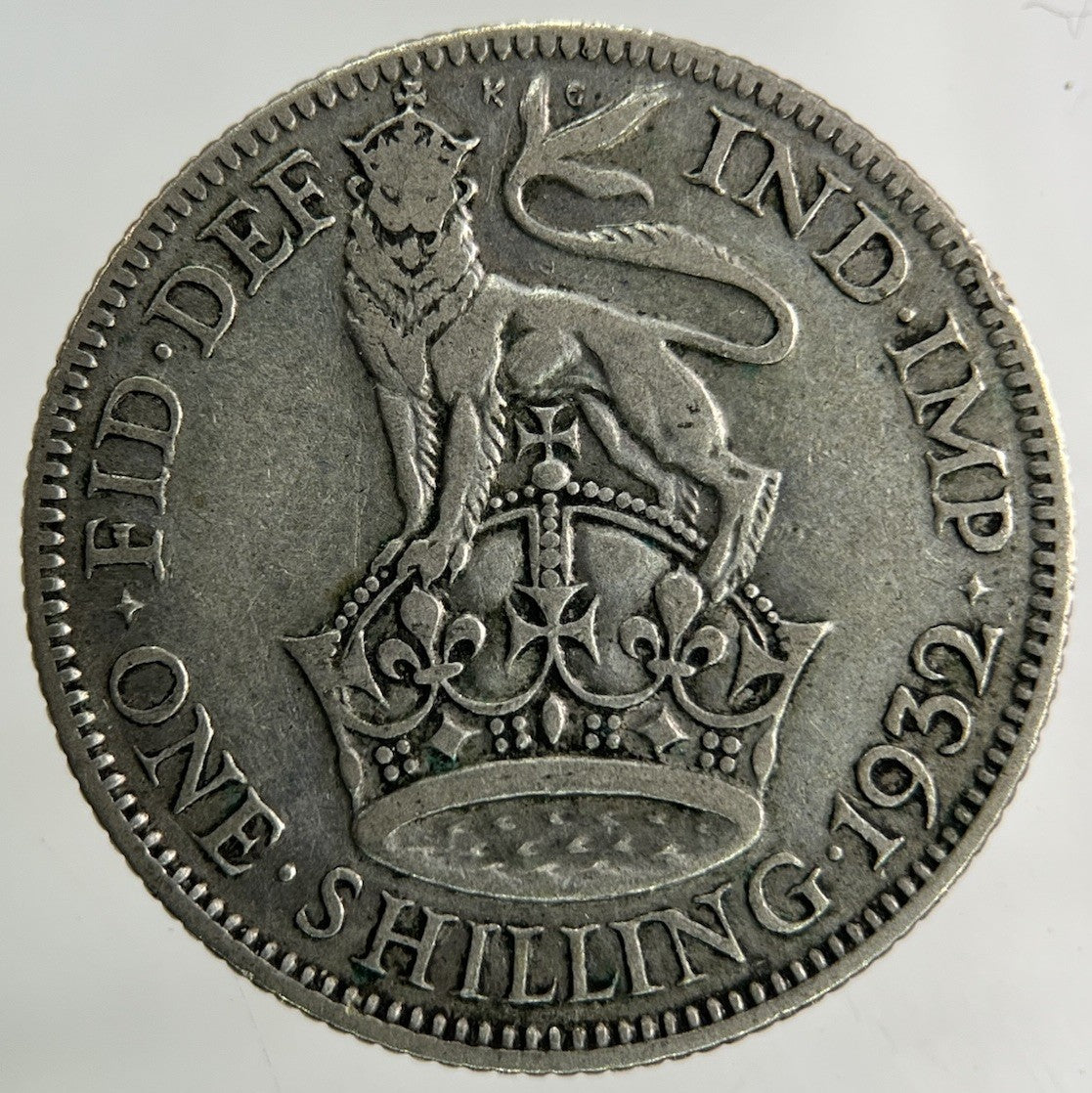 1932 George V Shilling Silver Coin | Collectable Grade