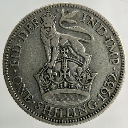 1932 George V Shilling Silver Coin | Collectable Grade