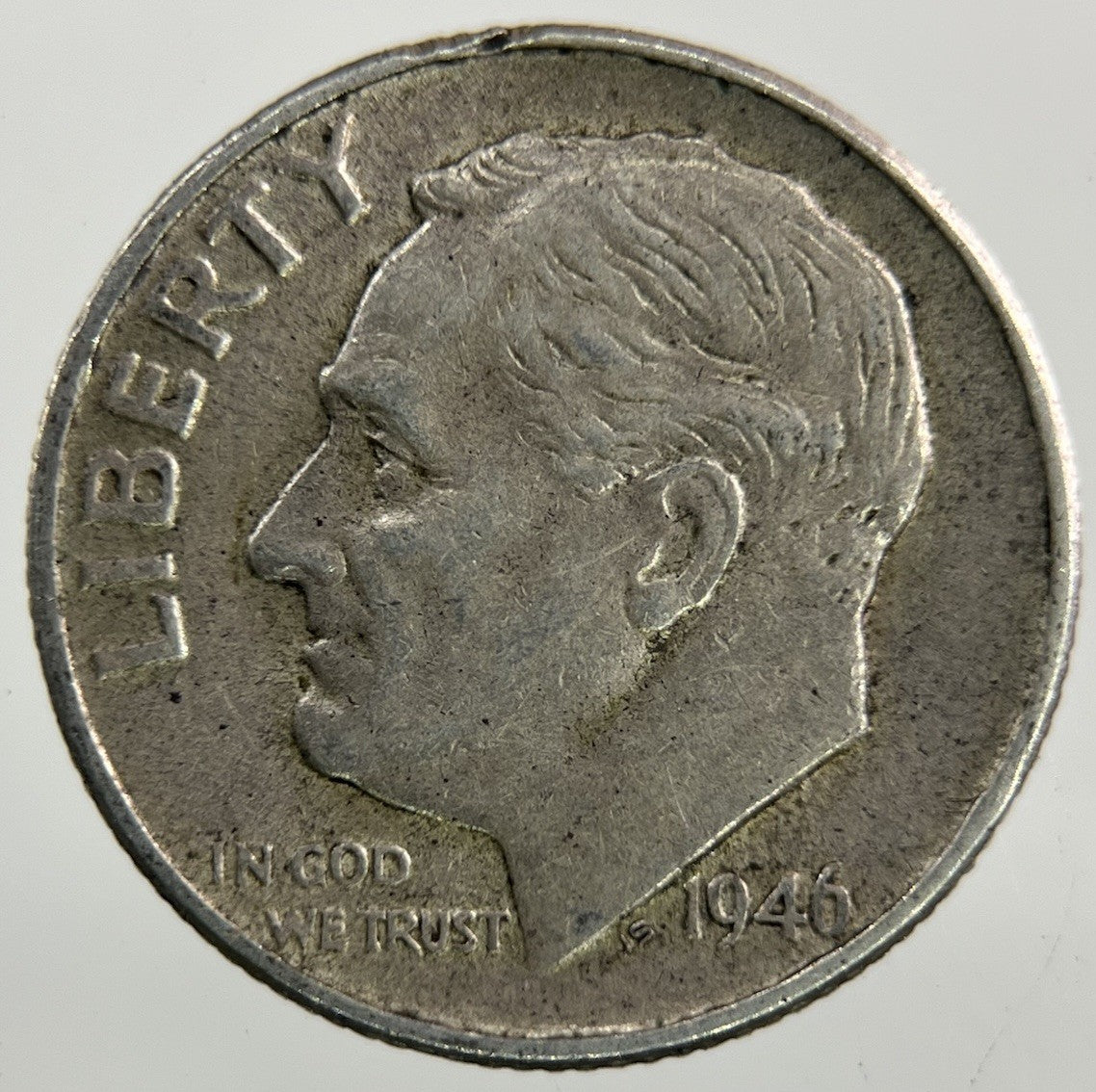 1946 US USA Roosevelt Dime Silver Coin | Fine Collectable Grade