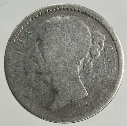 1840 East India Company 1/4 Quarter Rupee Silver Coin | Collectable Grade