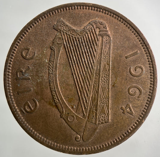 1964 Irish Ireland One Penny Coin | Very High Grade