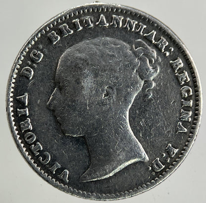 1838 Victoria Groat Four - Pence Silver Coin | Fine Collectable Grade